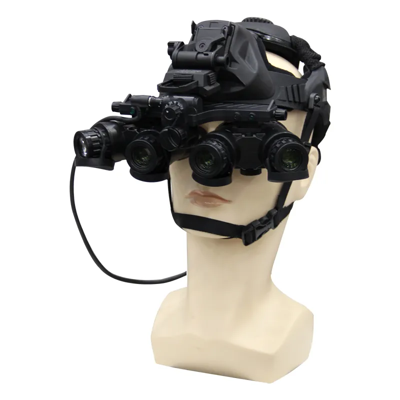 دستگاه دید در شب چهار چشمی با نور کم روی کلاه ایمنی Nvg-d4